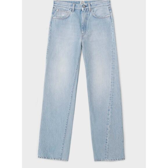 Toteme High-Rise Straight Leg Jeans - Picture 4 of 6